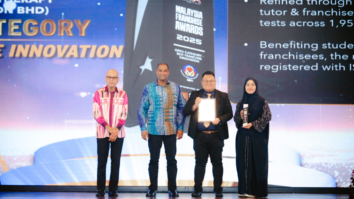 HOME Maths Therapy Wins Franchise Innovation Award 2025